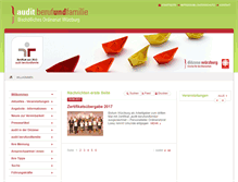 Tablet Screenshot of berufundfamilie.bistum-wuerzburg.de