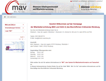 Tablet Screenshot of mav.bistum-wuerzburg.de