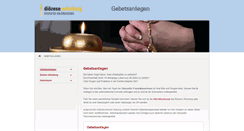 Desktop Screenshot of gebetsanliegen.bistum-wuerzburg.de