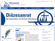 Tablet Screenshot of dioezesanrat.bistum-wuerzburg.de