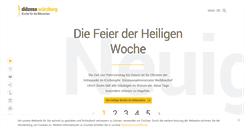 Desktop Screenshot of bistum-wuerzburg.de